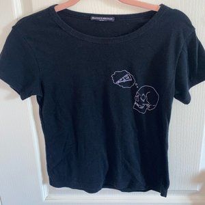 Skull Cropped Tee
